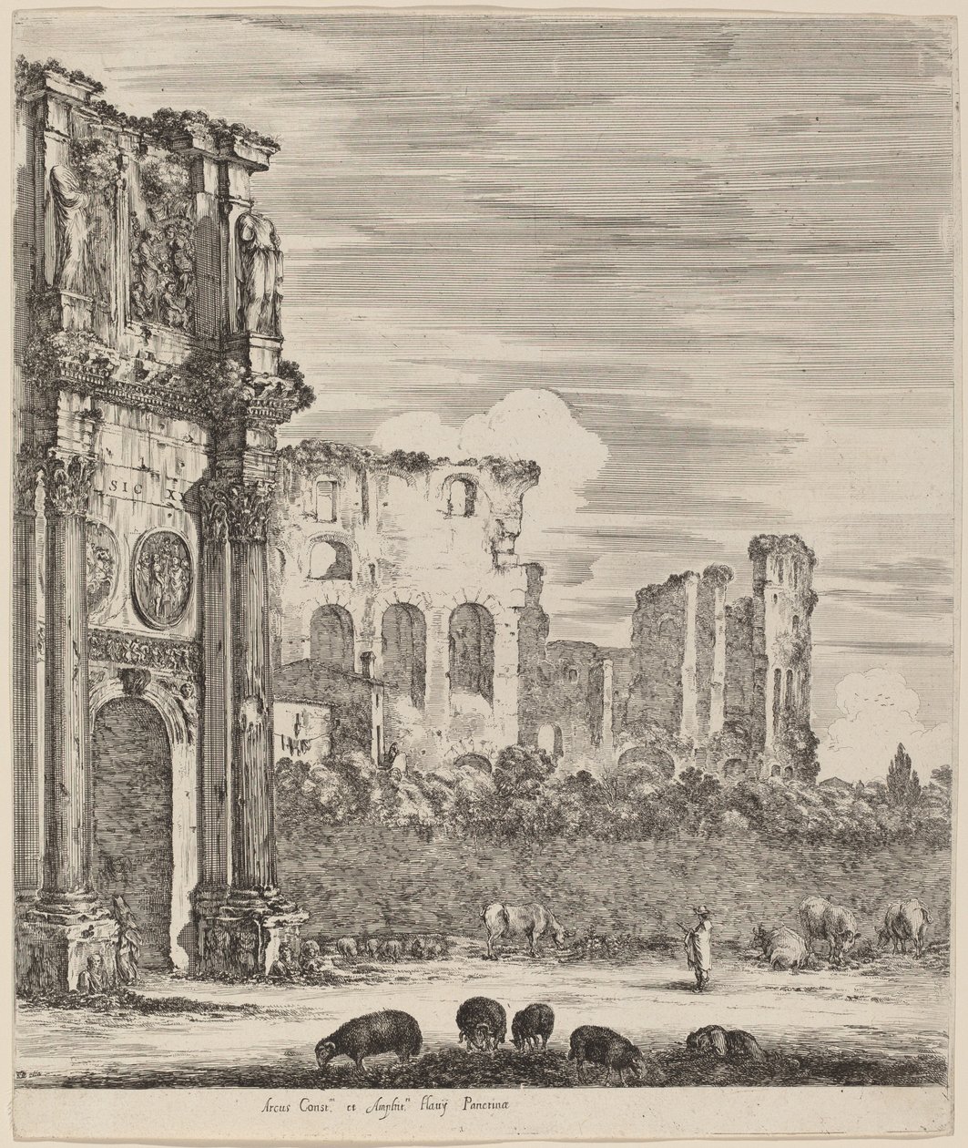 Arch of Constantine by Stefano della Bella