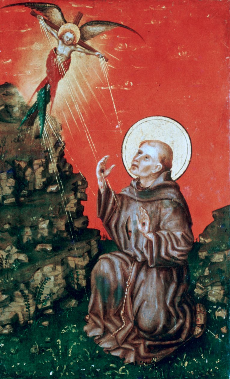 St Francis Receiving the Stigmata by Stephan Lochner