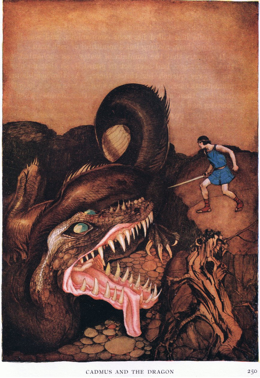 Cadmus and the Dragon by Stephen Reid