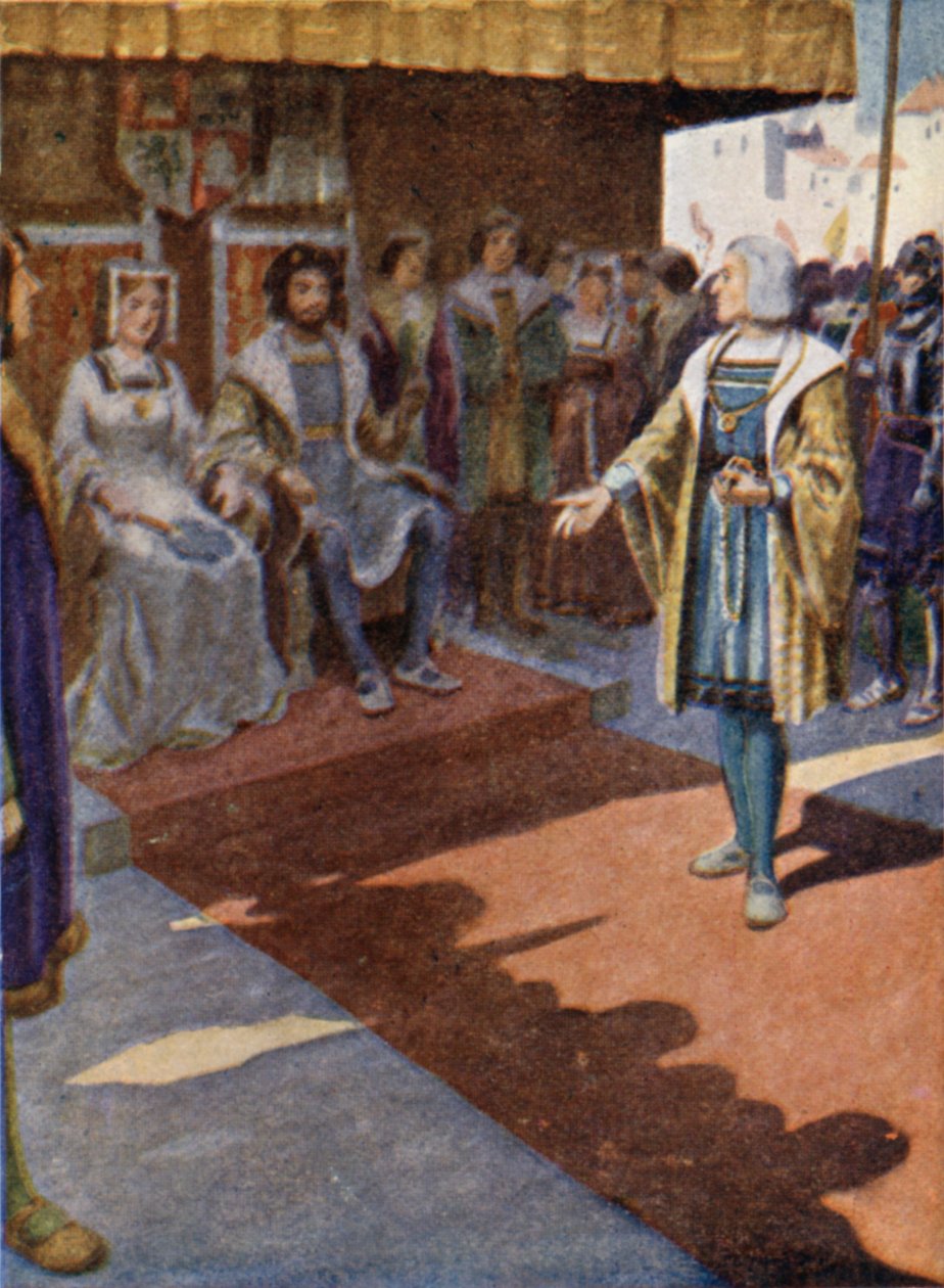 King Ferdinand and Queen Isabella Receiving Columbus by Stewart Orr