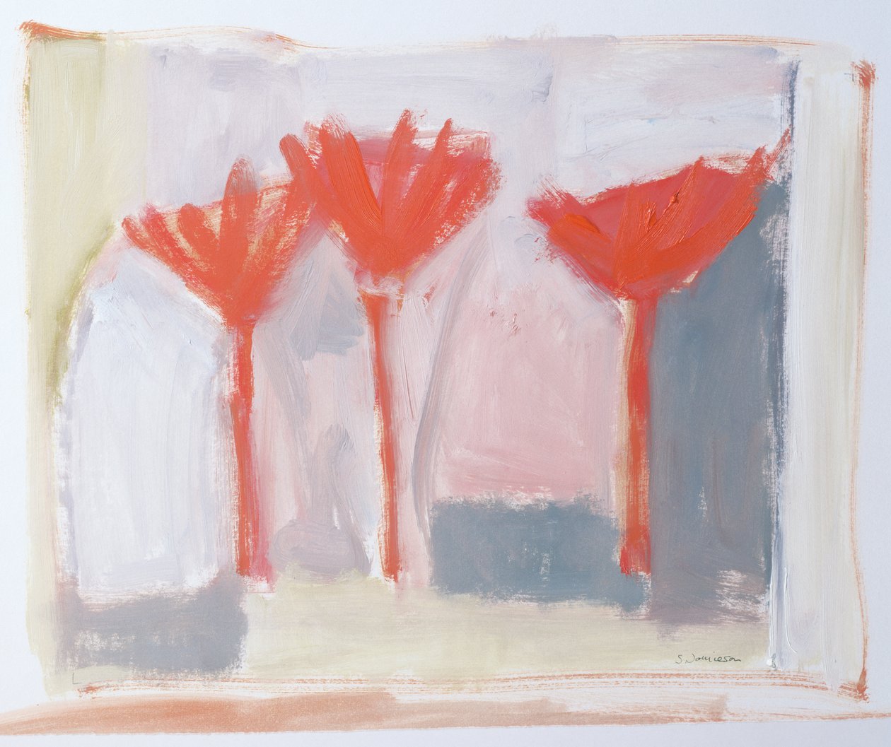 Red Trees, 2002 by Sue Jamieson