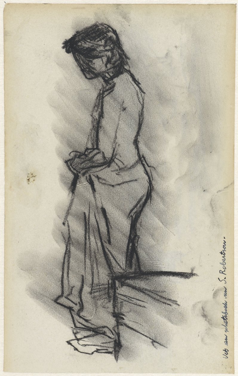 Sketch of a Landscape with Cart by Suze Robertson