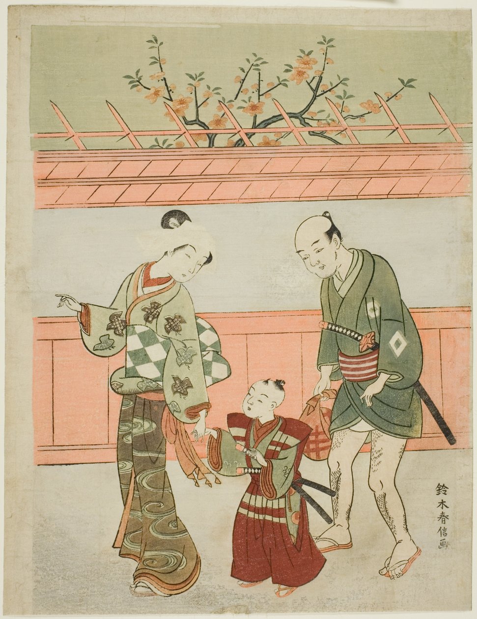 A Spring Outing by Suzuki Harunobu