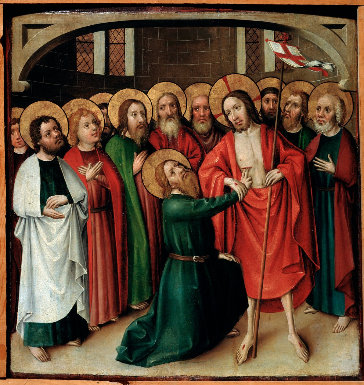 The Incredulity of Saint Thomas by Swabian master