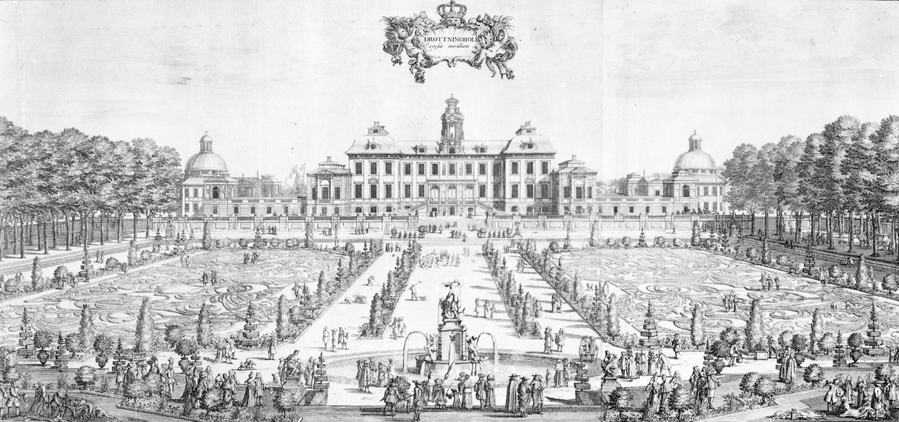 A View of Drottningholm Palace (1692) by Swedish School