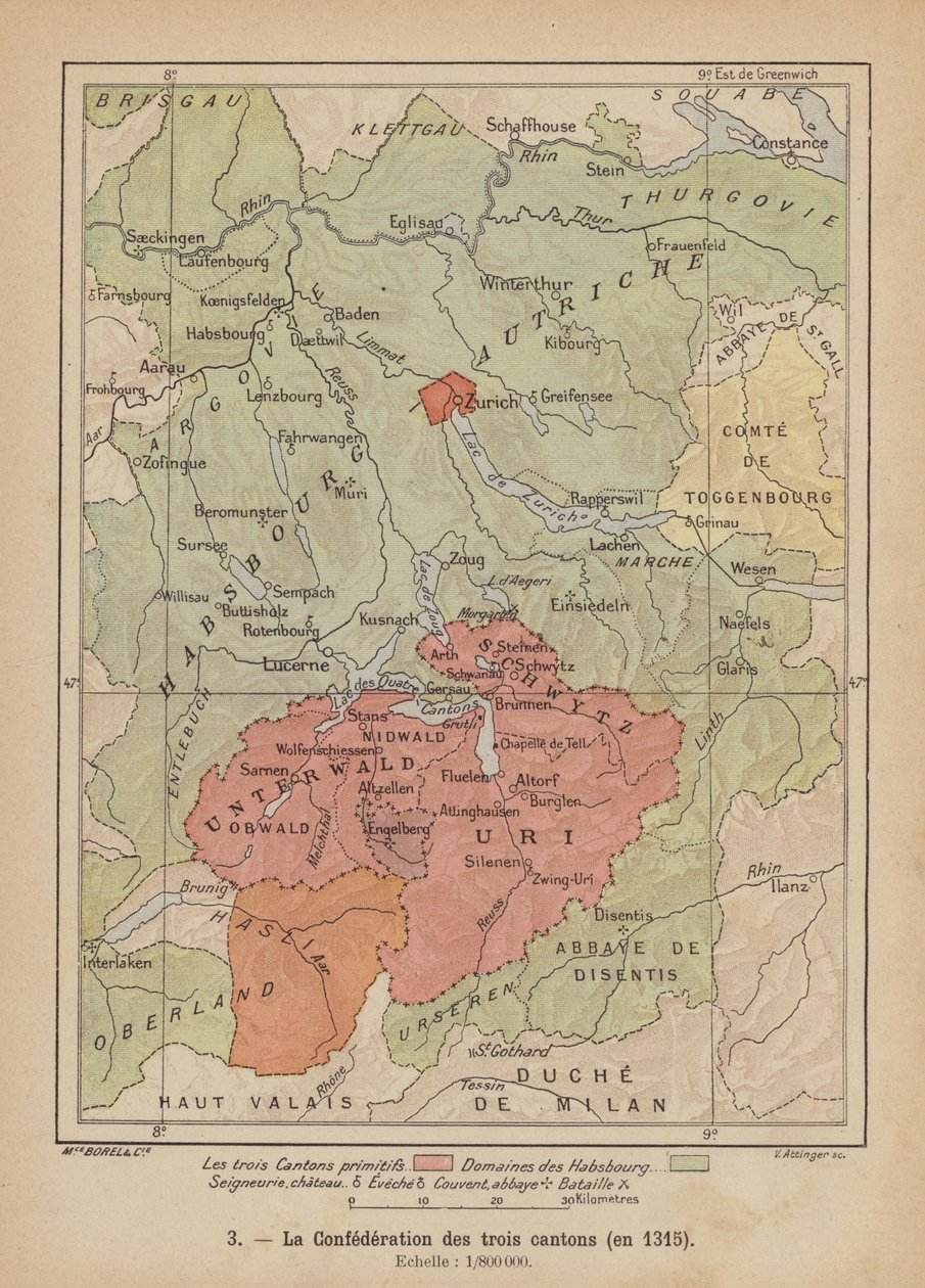 Old Swiss Confederacy by Swiss School