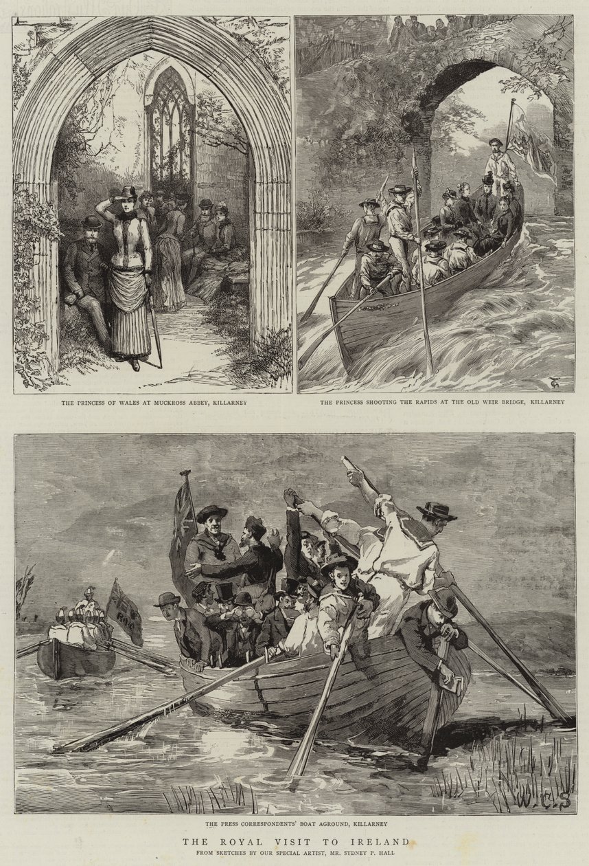 The Royal Visit to Ireland by Sydney Prior Hall