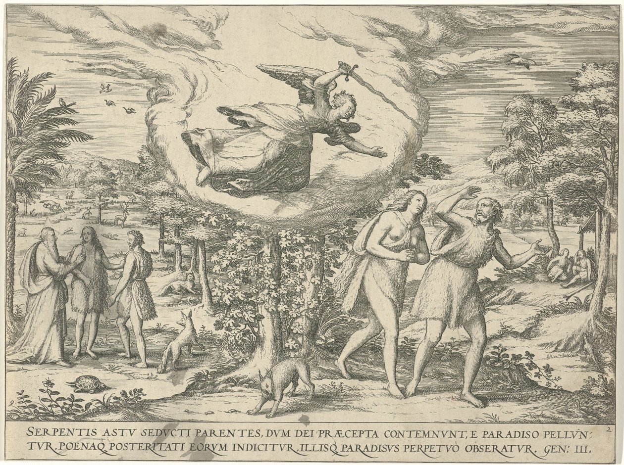 Expulsion from Paradise by Symon Novelanus (attributed to)