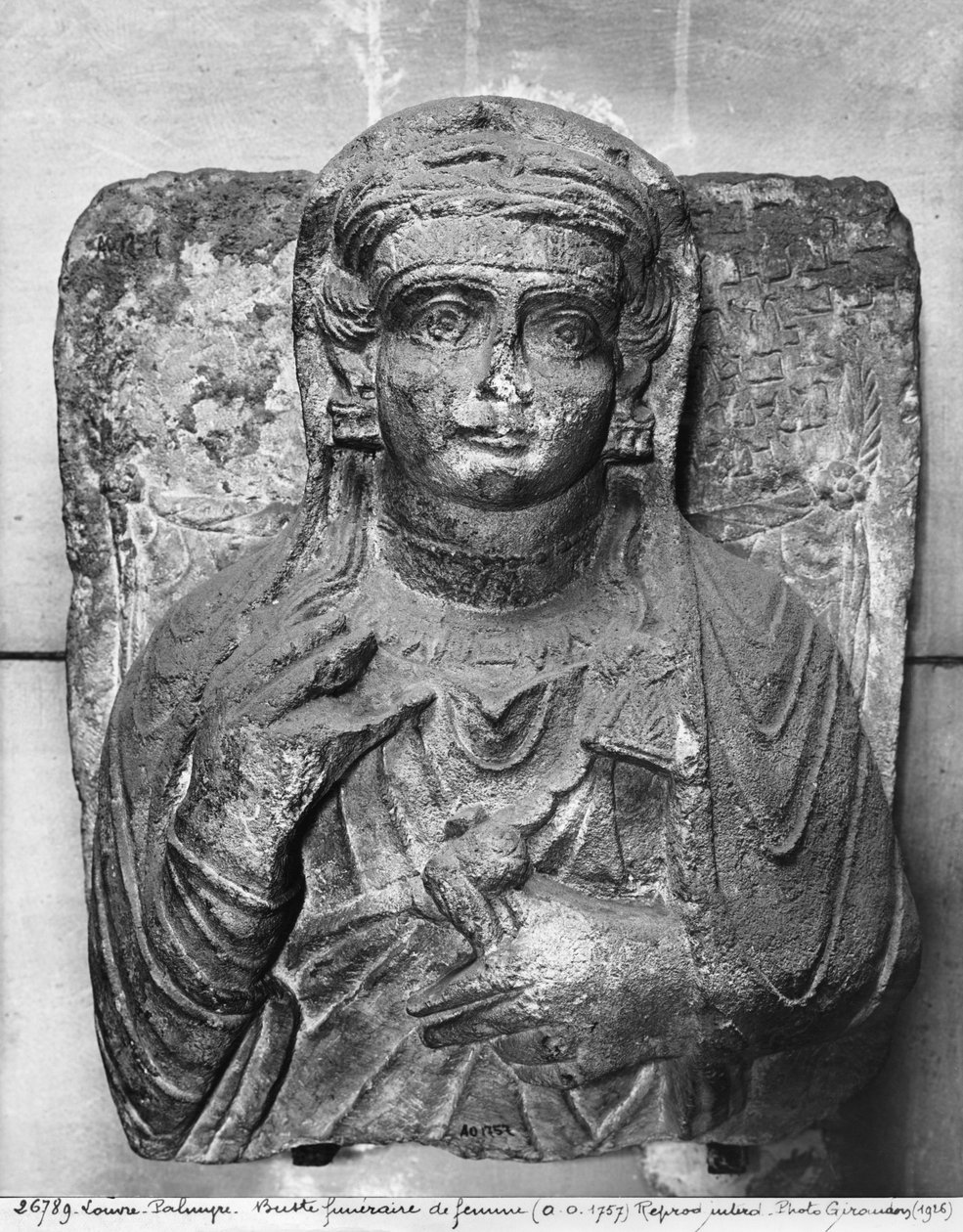 Funerary relief of a female figure, from Palmyra, Syria by Syrian