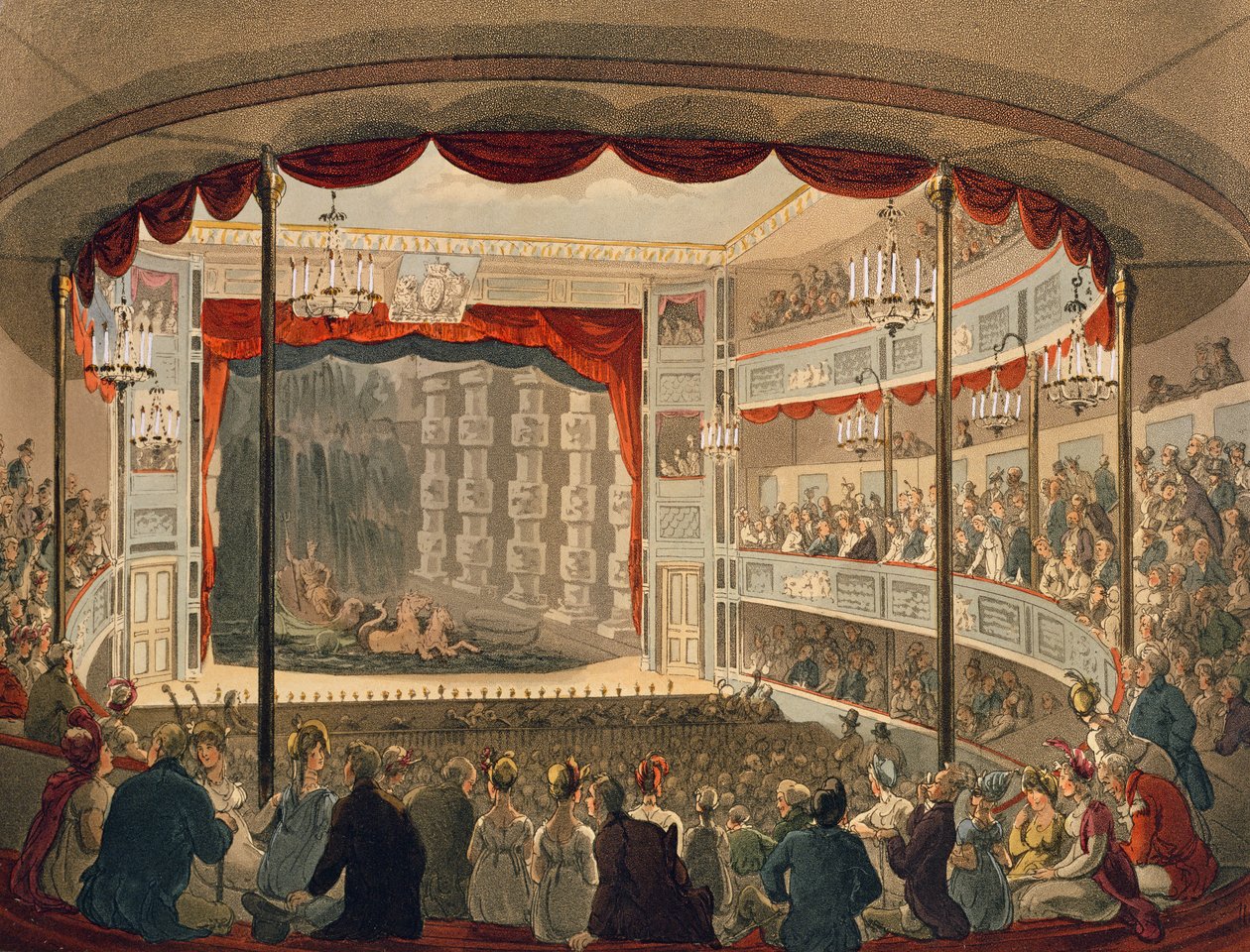 Sadlers Wells Theatre from Ackermann