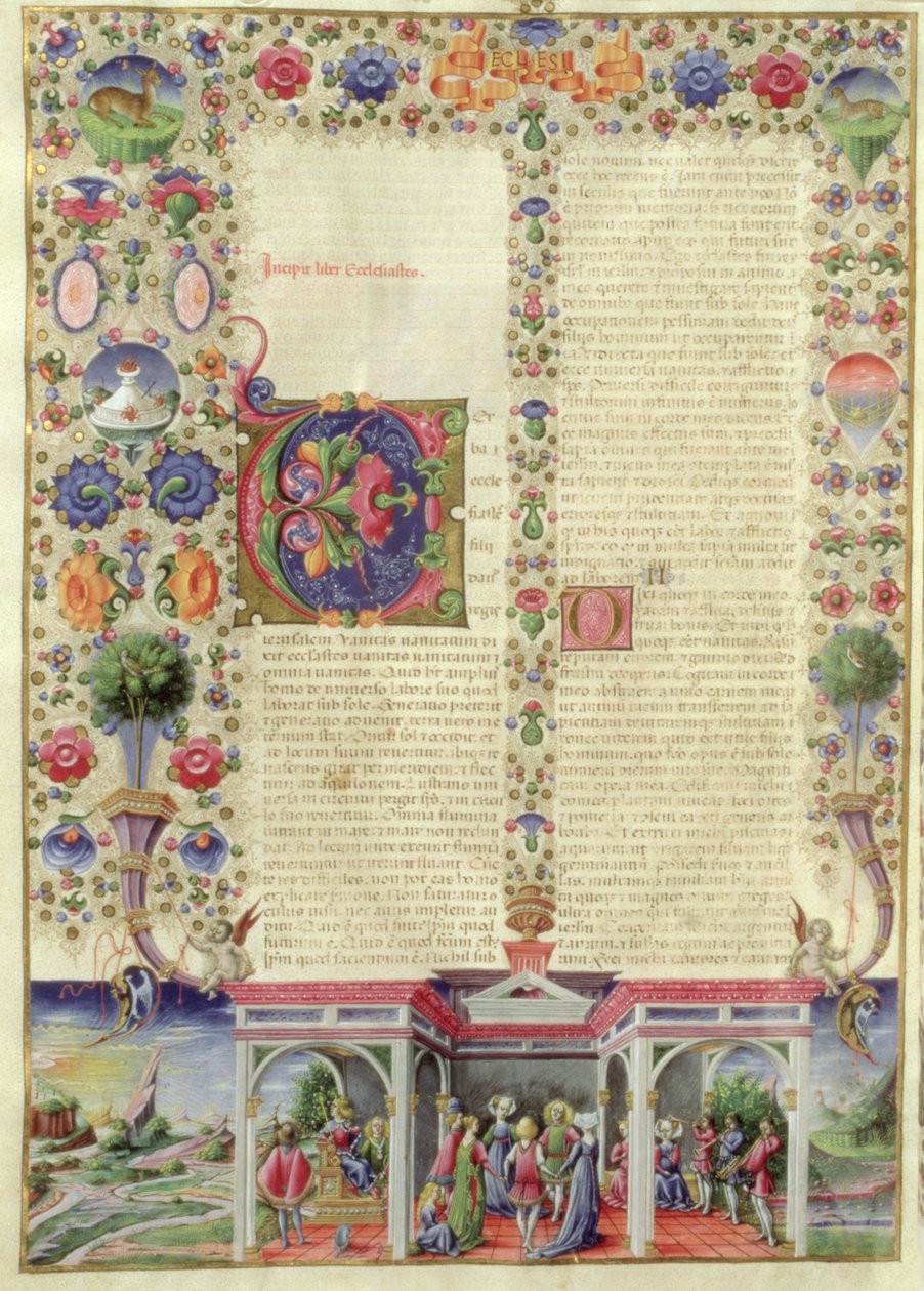 The Beginning of the Book of Ecclesiastes, from the Borso d