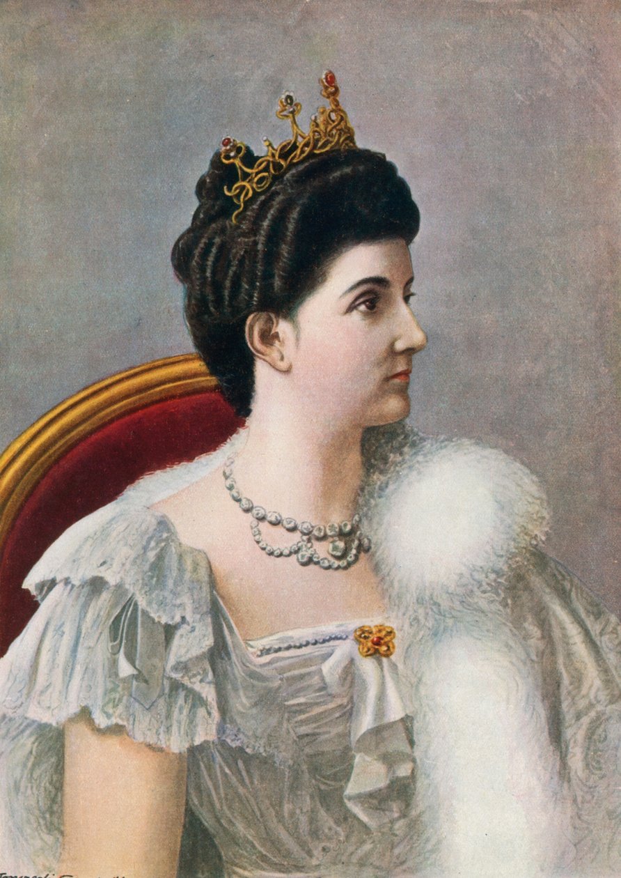 Elena of Savoy, Queen of Italy by Tancredi Scarpelli