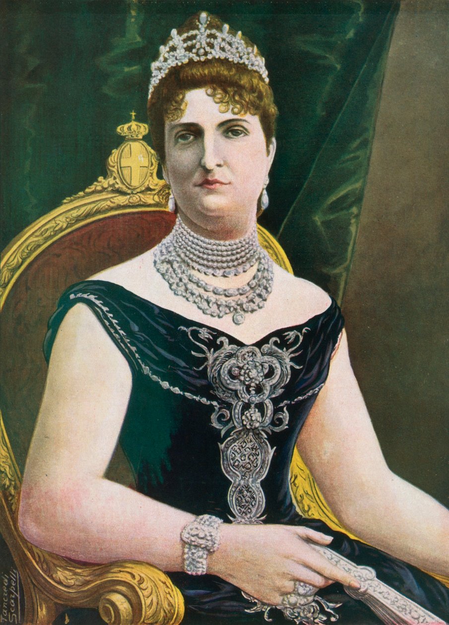 Margherita of Savoy, Queen of Italy by Tancredi Scarpelli