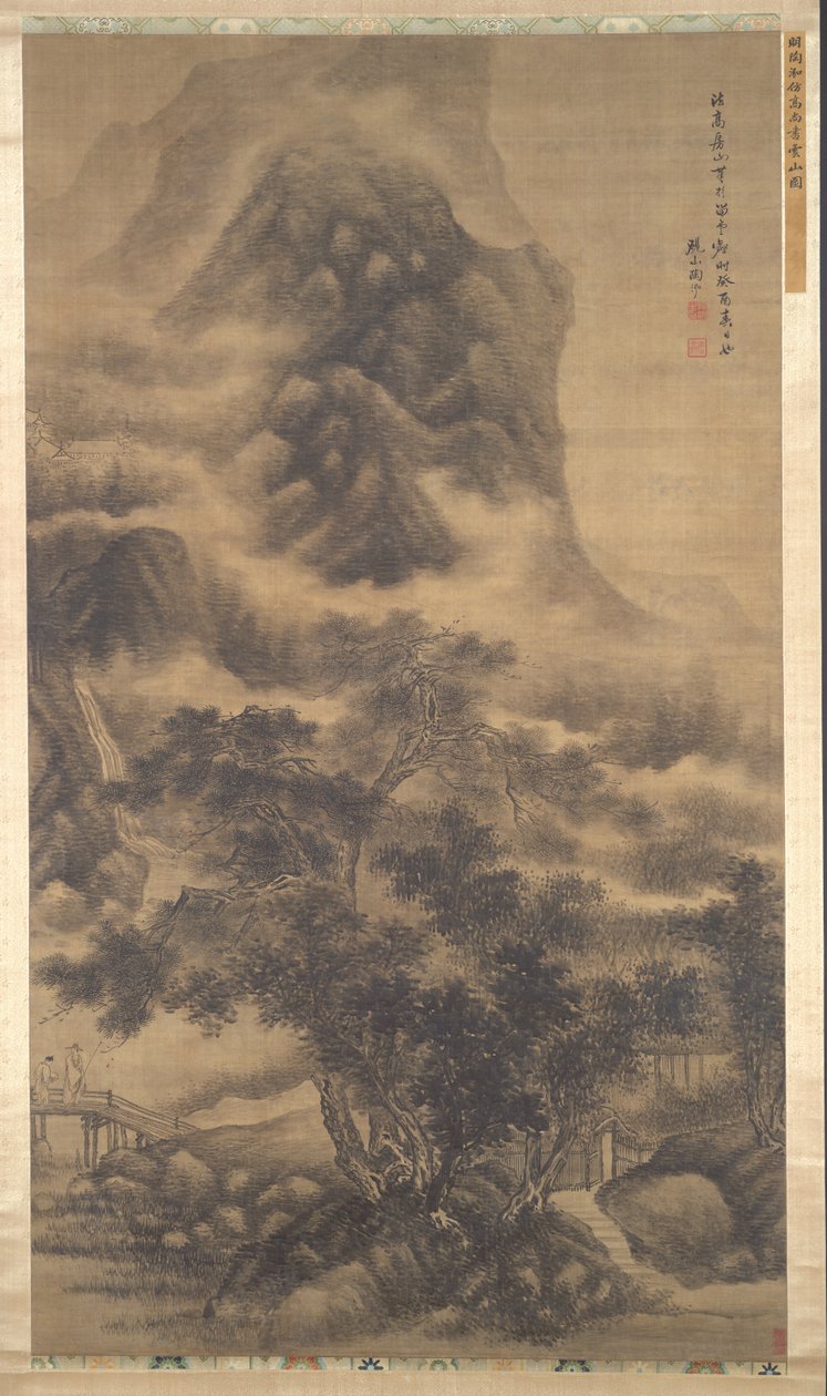 Clouds Visiting a Mountain Retreat by Tao Hong