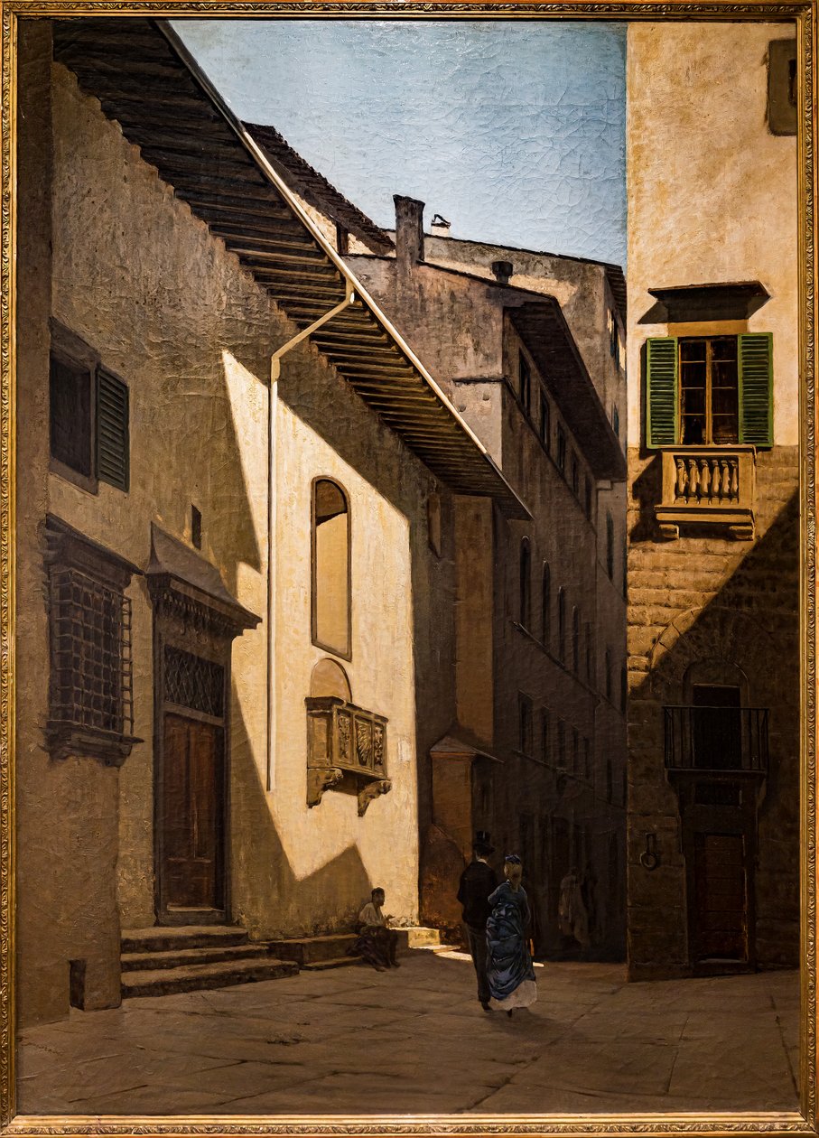 St. Mary of the Bardi by Telemaco Signorini