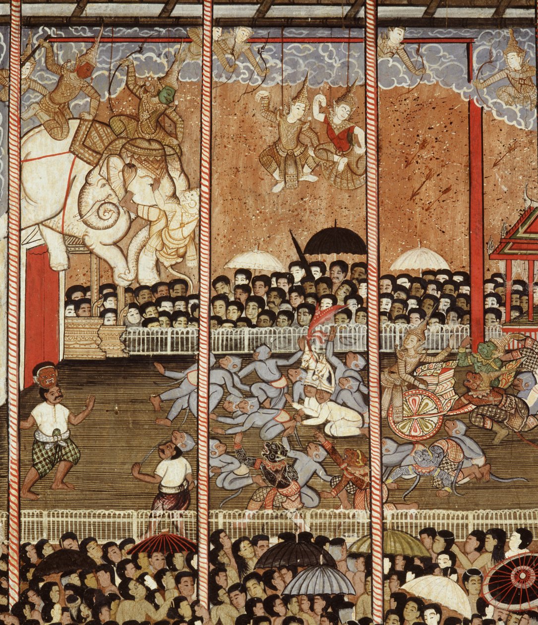 A Ramakien Performance by Thai School