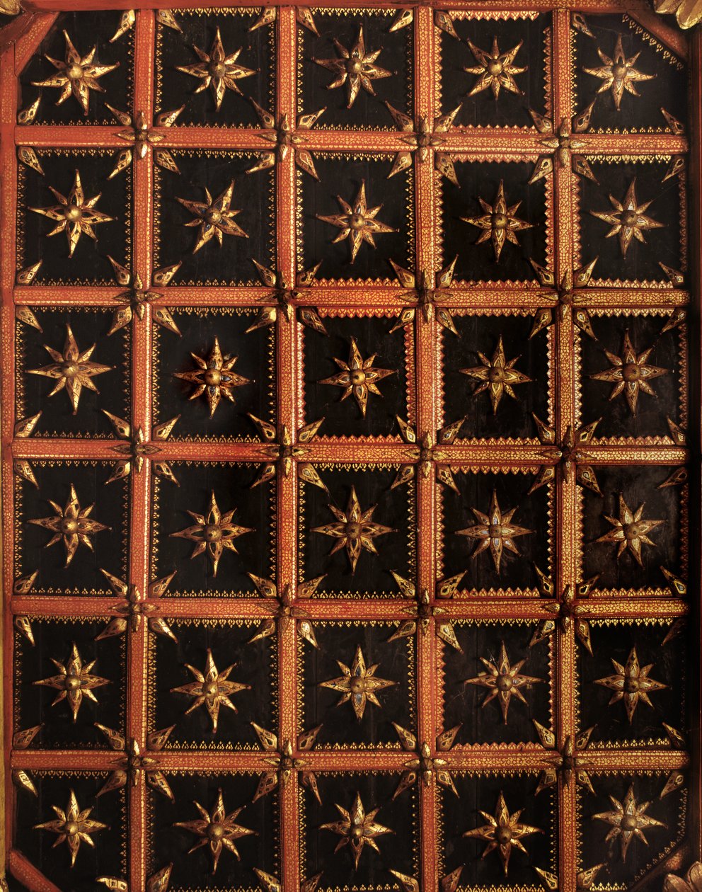 Ceiling at Wat Phumin by Thai School