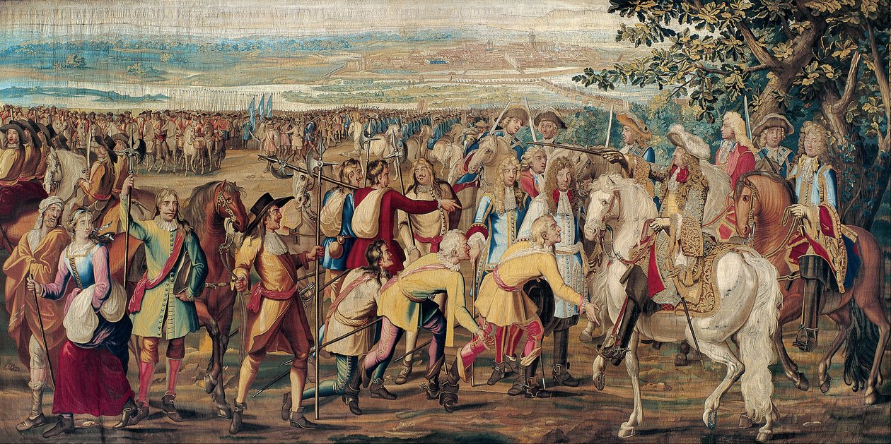 The Surrender of Marsal by The Gobelins Manufactory