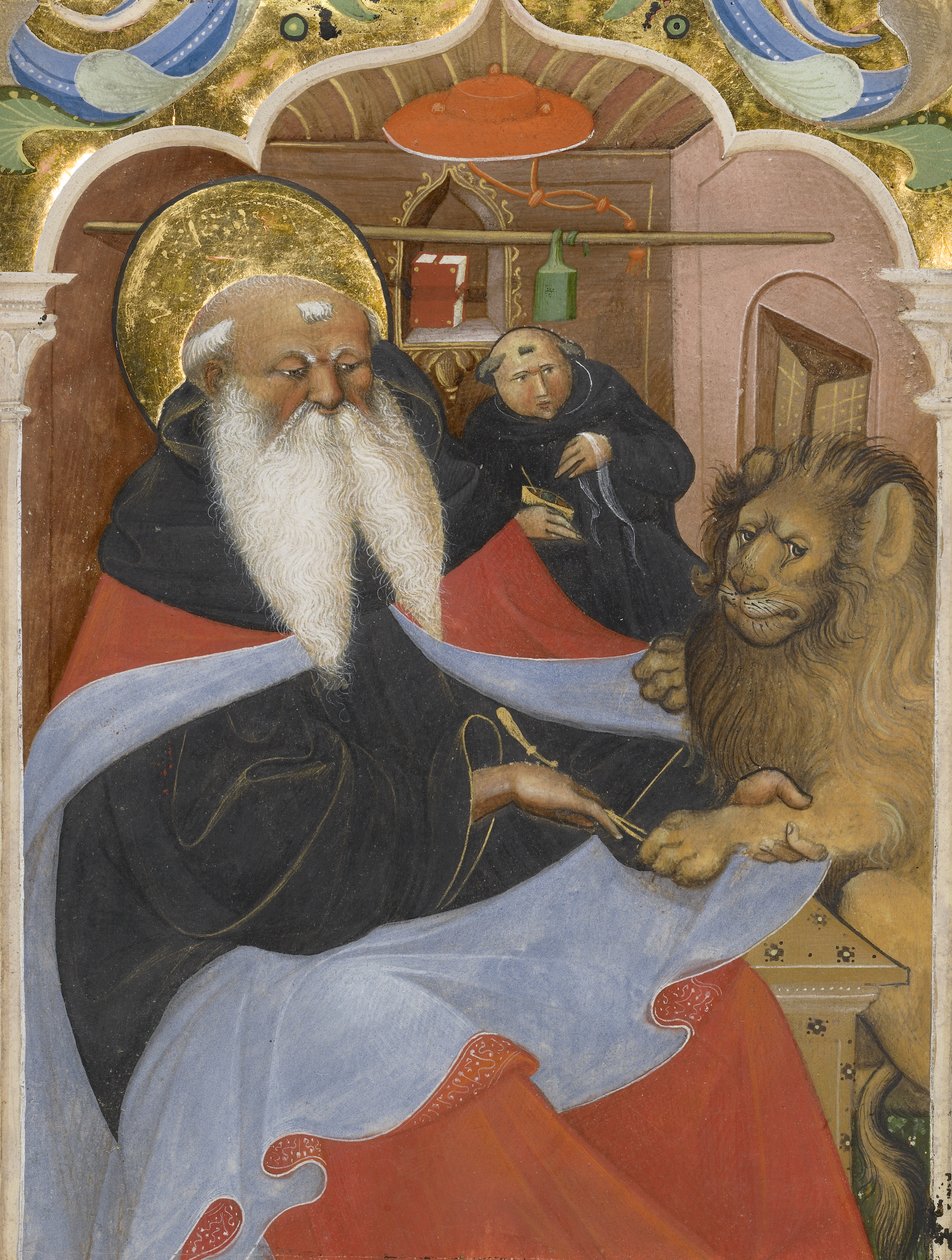 Saint Jerome Extracting a Thorn from a Lion