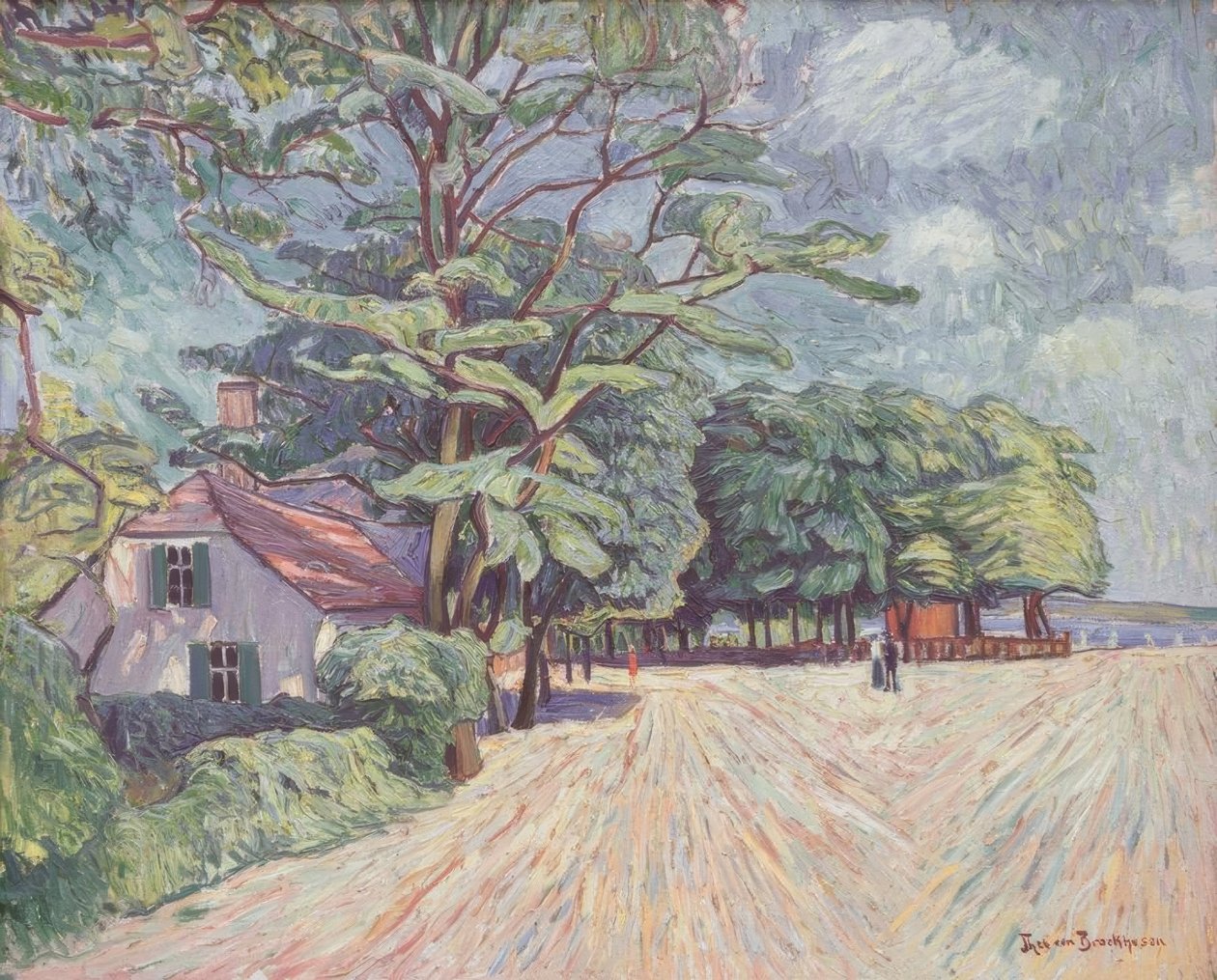 Spring Landscape by Theo von Brockhusen