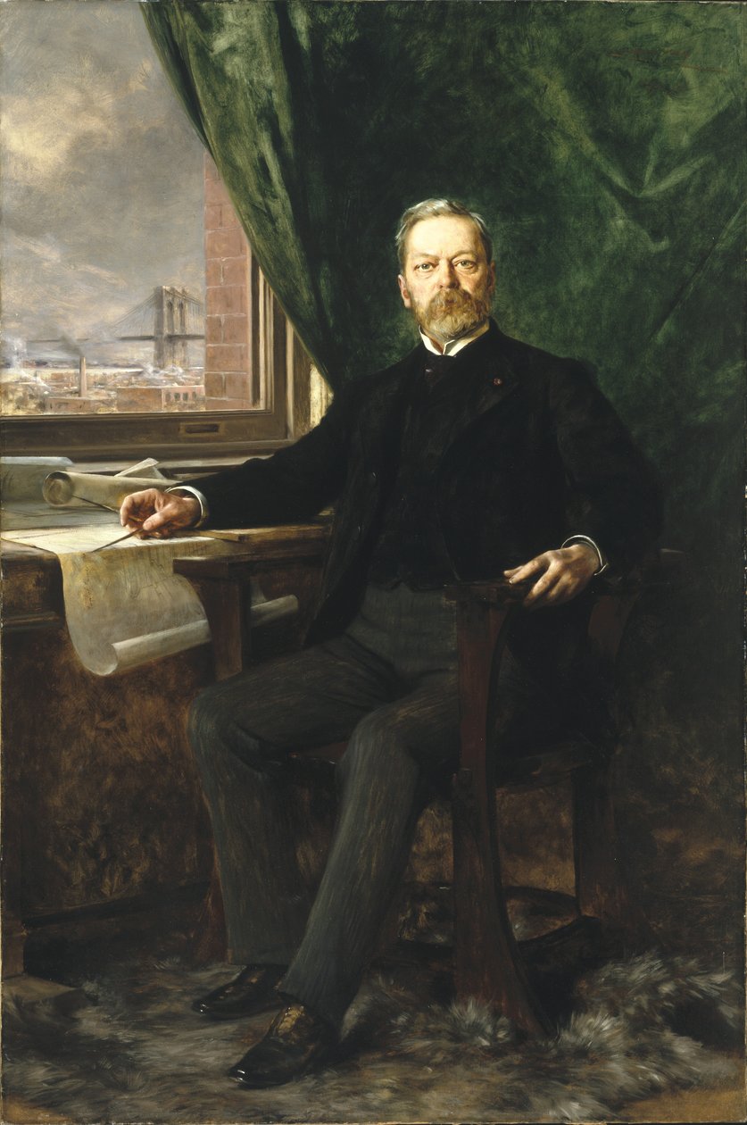 Portrait of Washington A. Roebling by Theobald Chartran