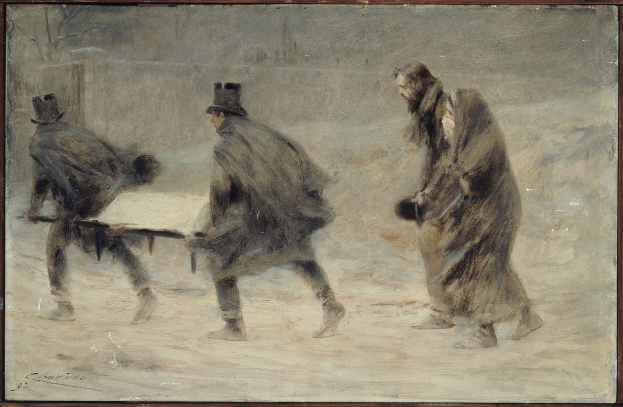 The Funeral by Theobald Chartran