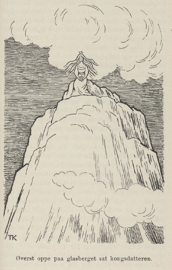 The Princess on the Glass Hill by Theodor Kittelsen