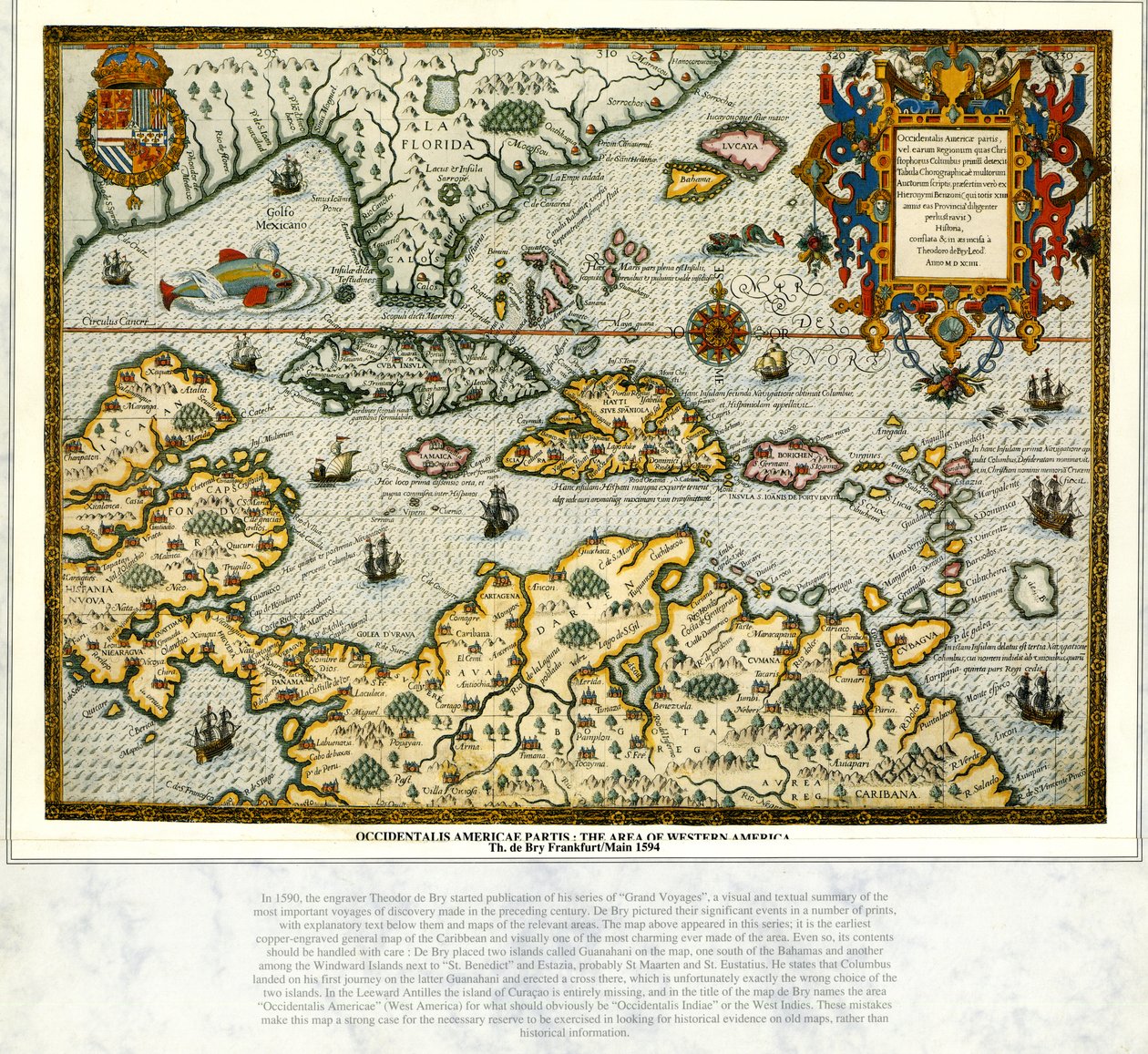 Slide of Consultation and Public Access Information Investigated from a Book and/or Review Copy Kept in the Bibliographic and Cartographic Collections by Theodore de Bry