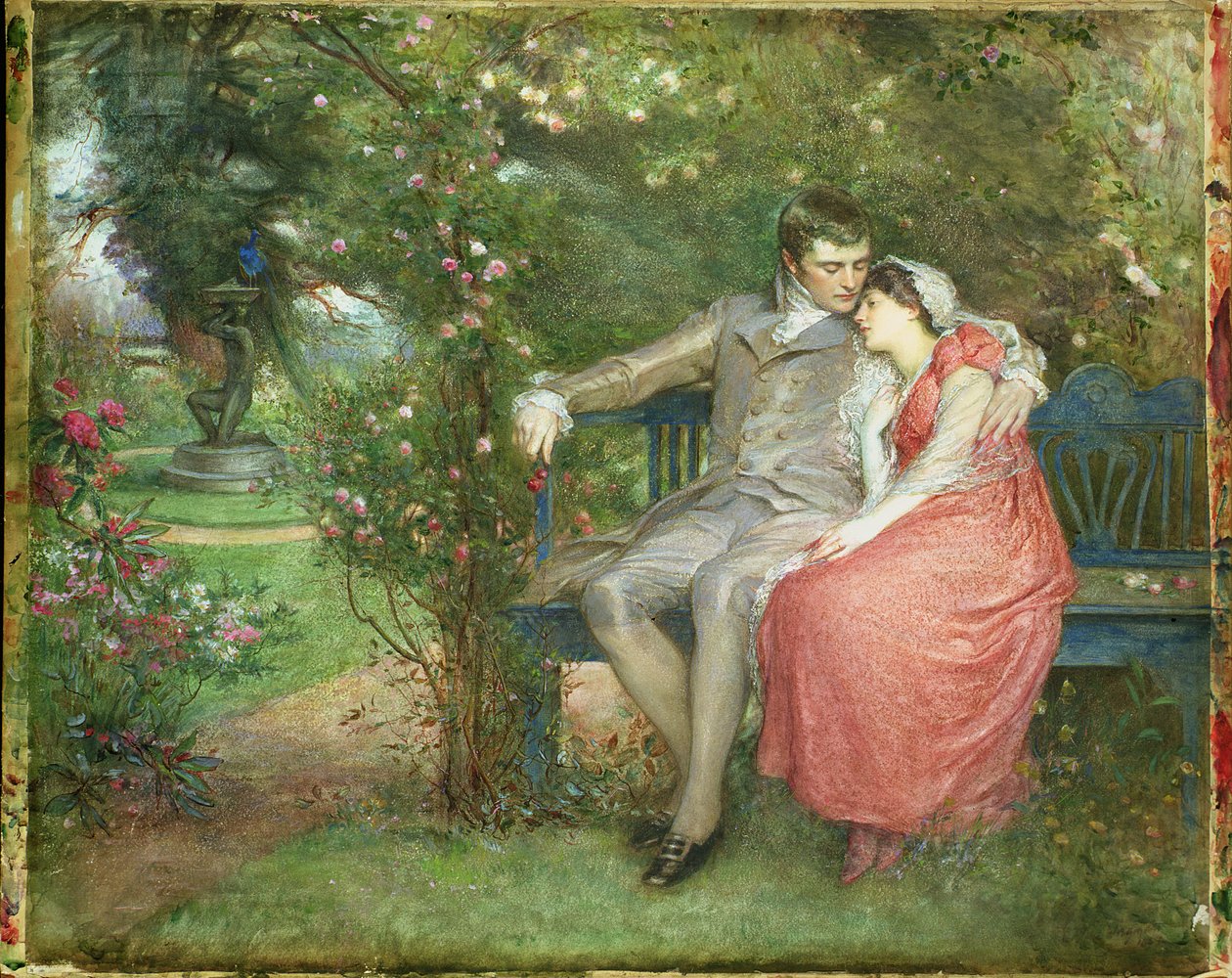 Gather Ye Rosebuds While Ye May by Theodore Blake Wirgman