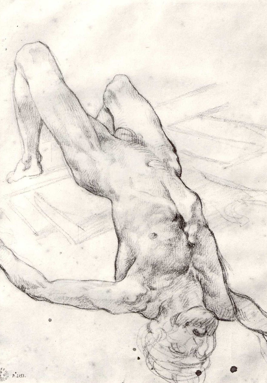 Study for Raft of the Medusa by Theodore Gericault