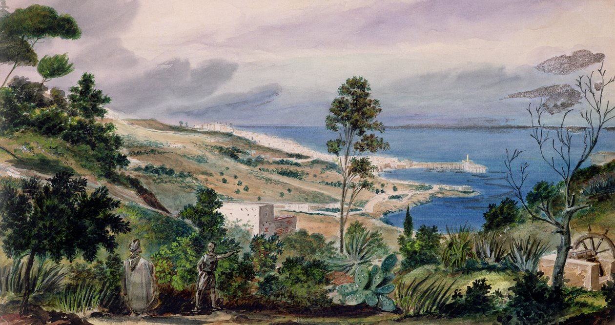 General View of Algiers, c.1835 by Theodore Leblanc