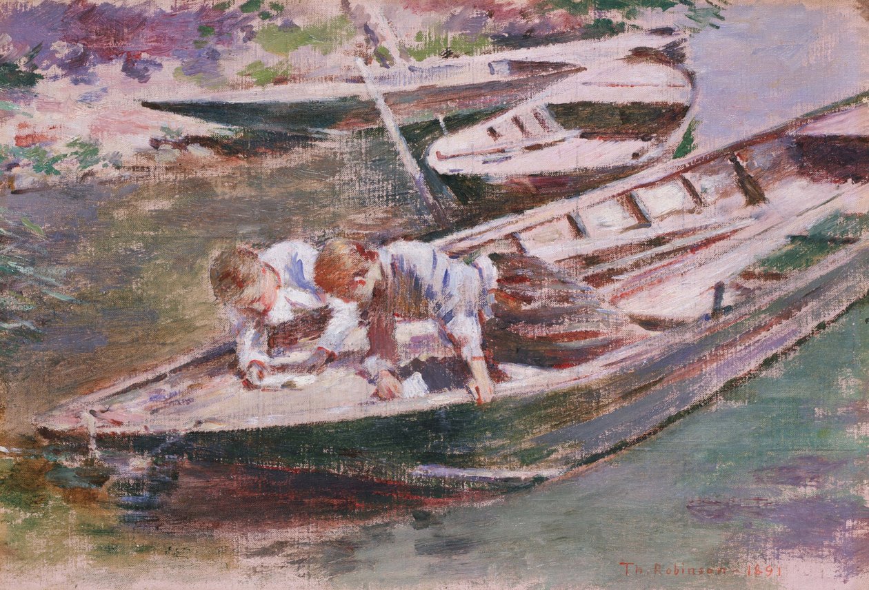Two in a Boat by Theodore Robinson