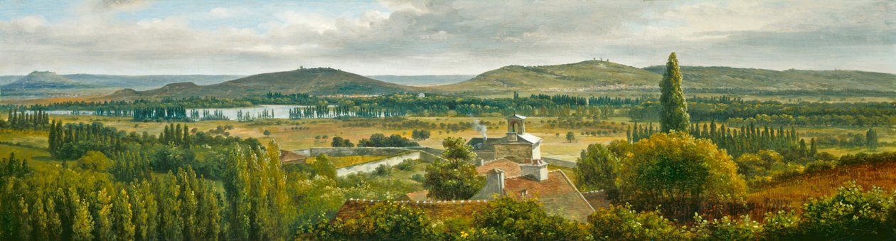 Panoramic View of the Ile-de-France by Pierre Etienne Theodore Rousseau
