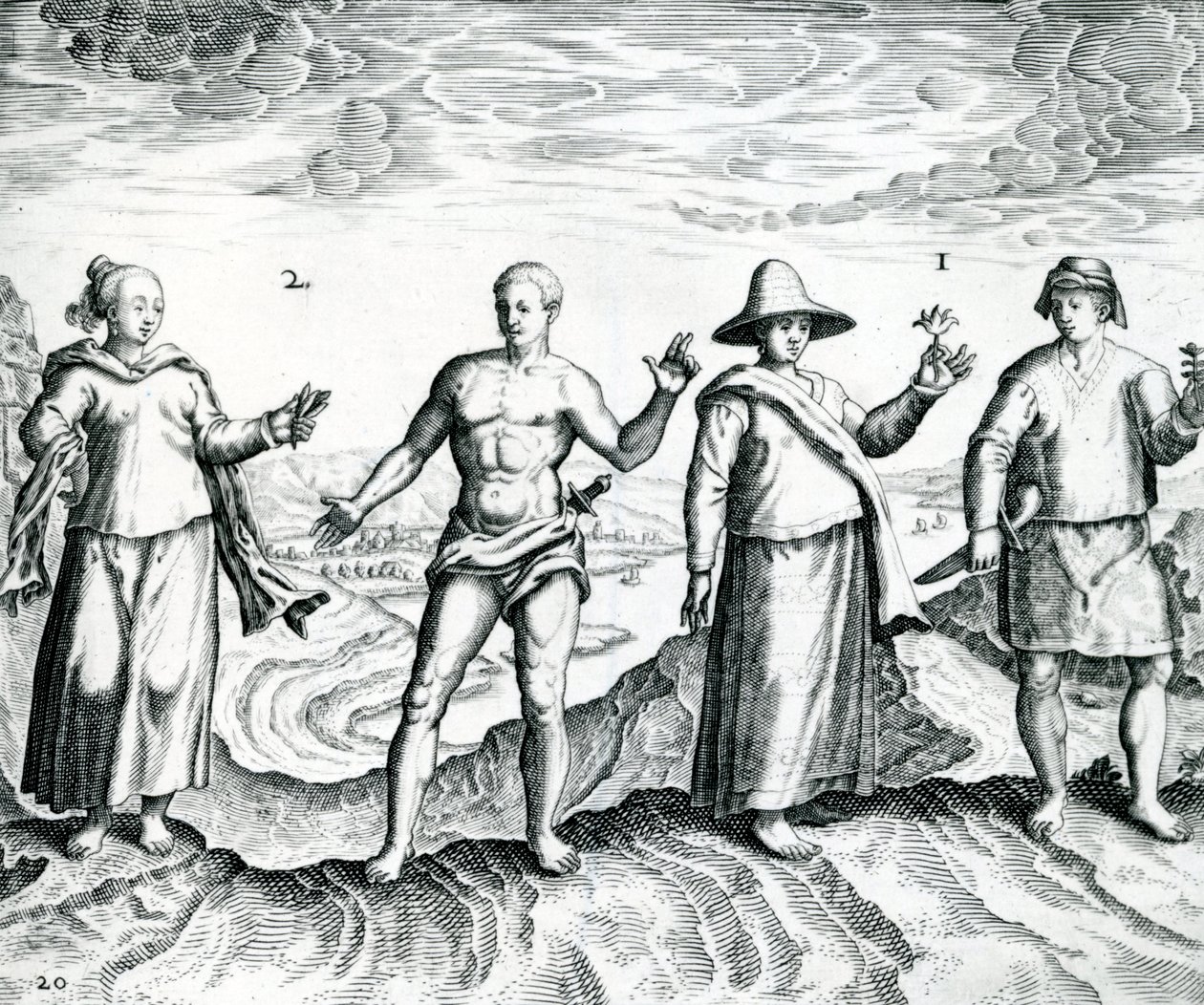 Two Men and Two Women from 