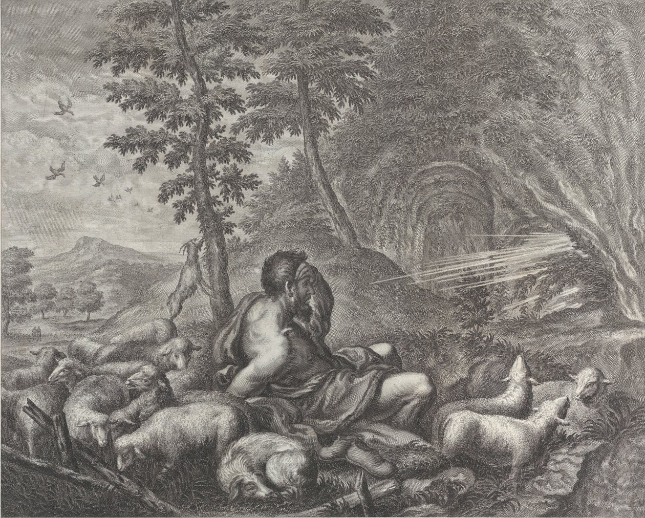 Jacob Guarding Laban