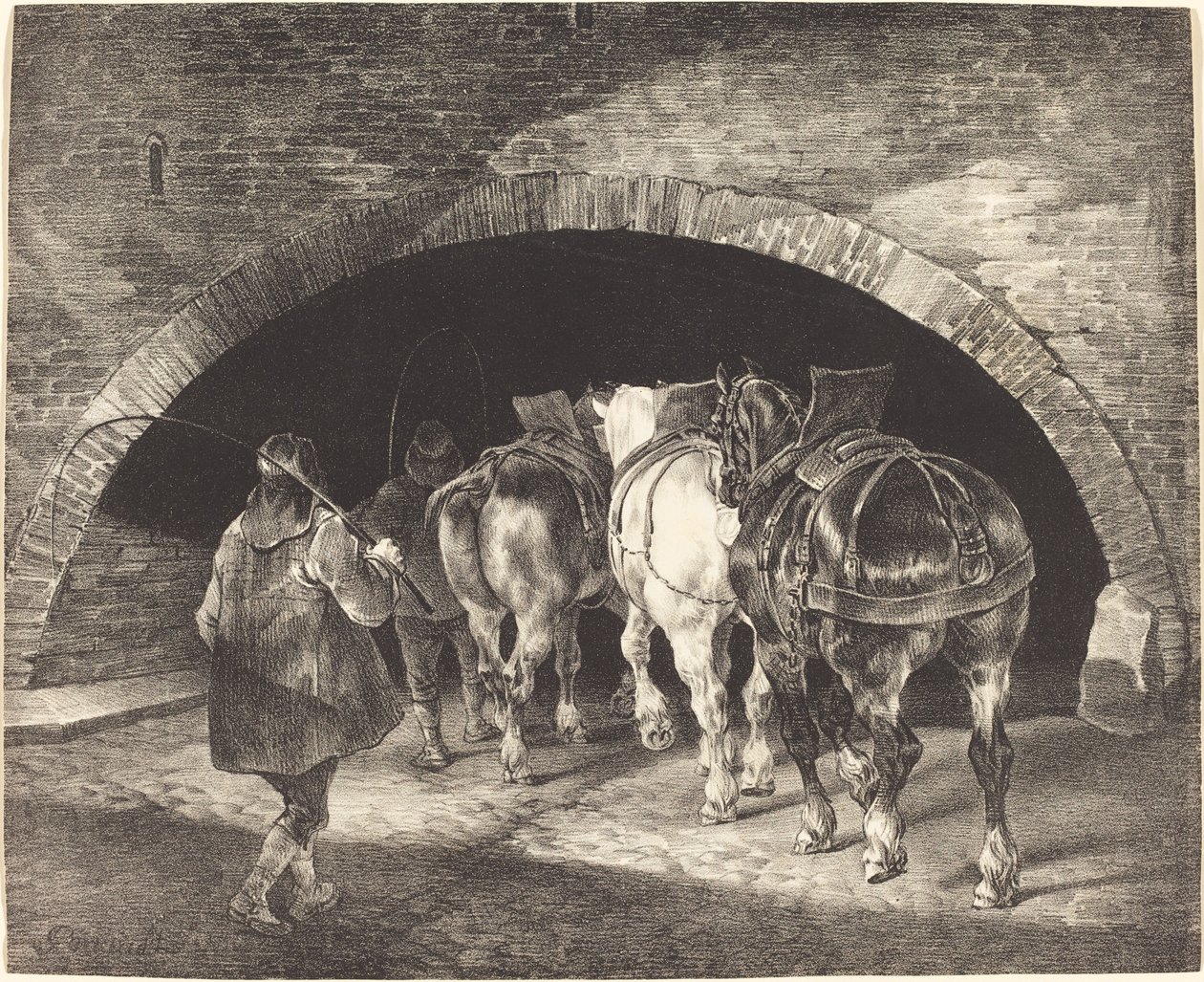 Adelphi Wharf by Theodore Gericault