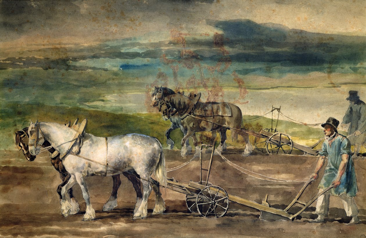 Farm Labourers by Theodore Gericault