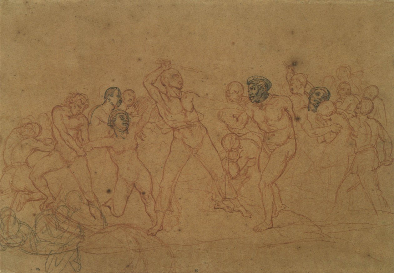 The African Slave Trade by Theodore Gericault