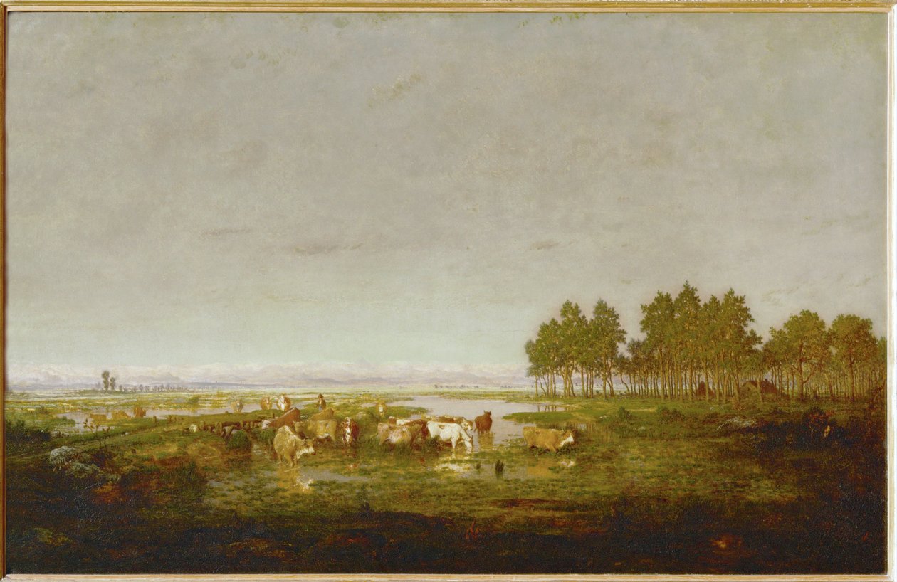 A Marsh in the Landes by Theodore Rousseau