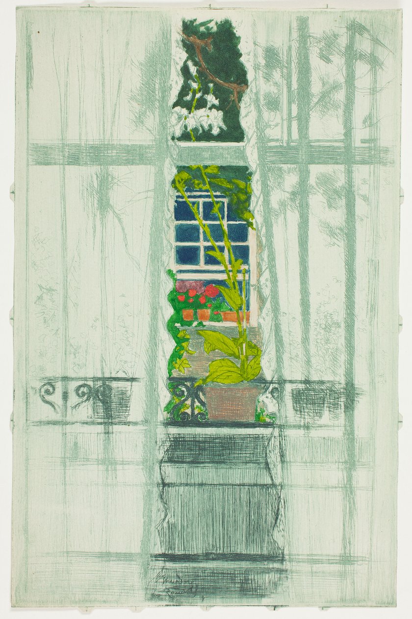 A Window Seen Through a Window by Theodore Roussel