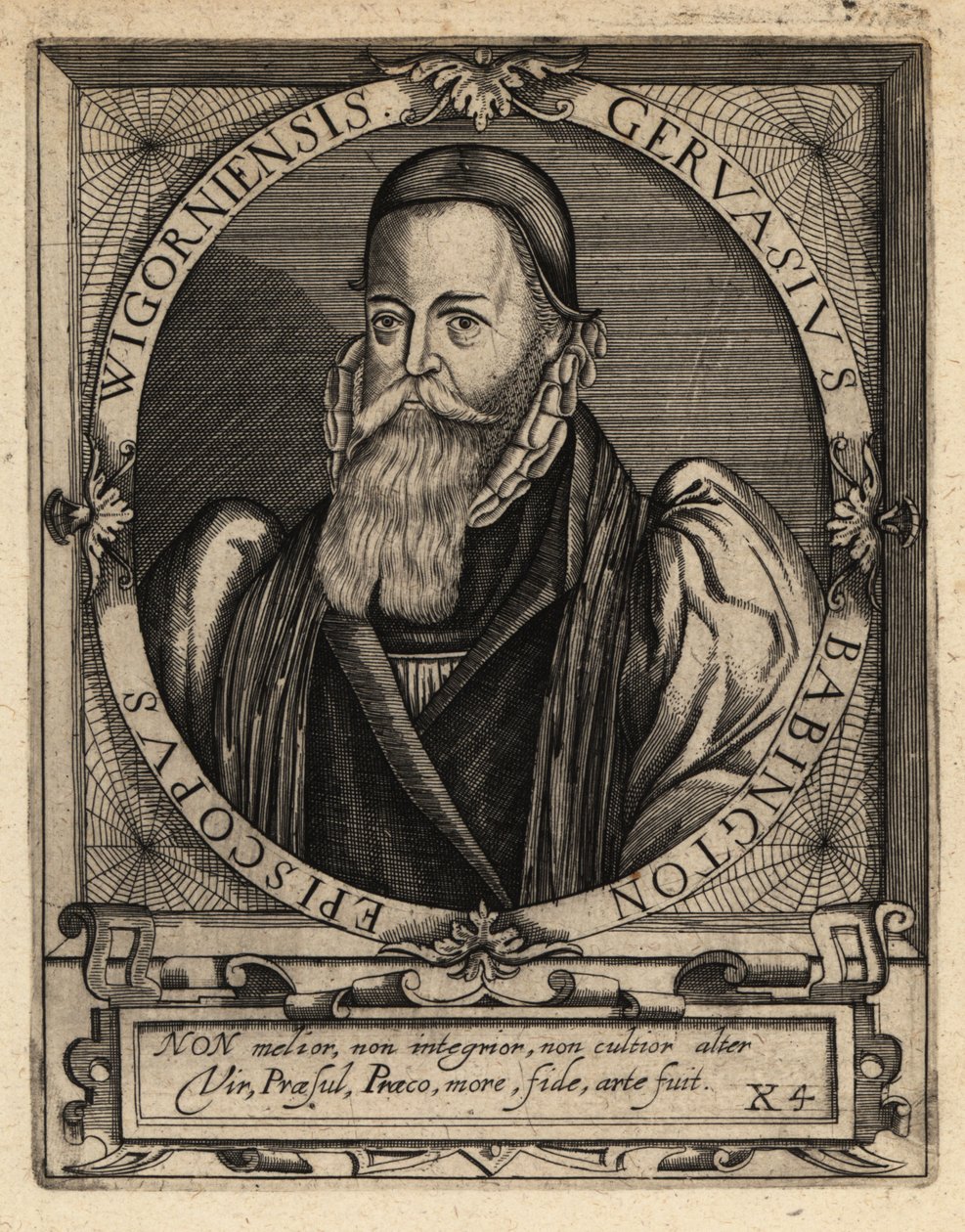 Gervase Babington by Theodore de Bry