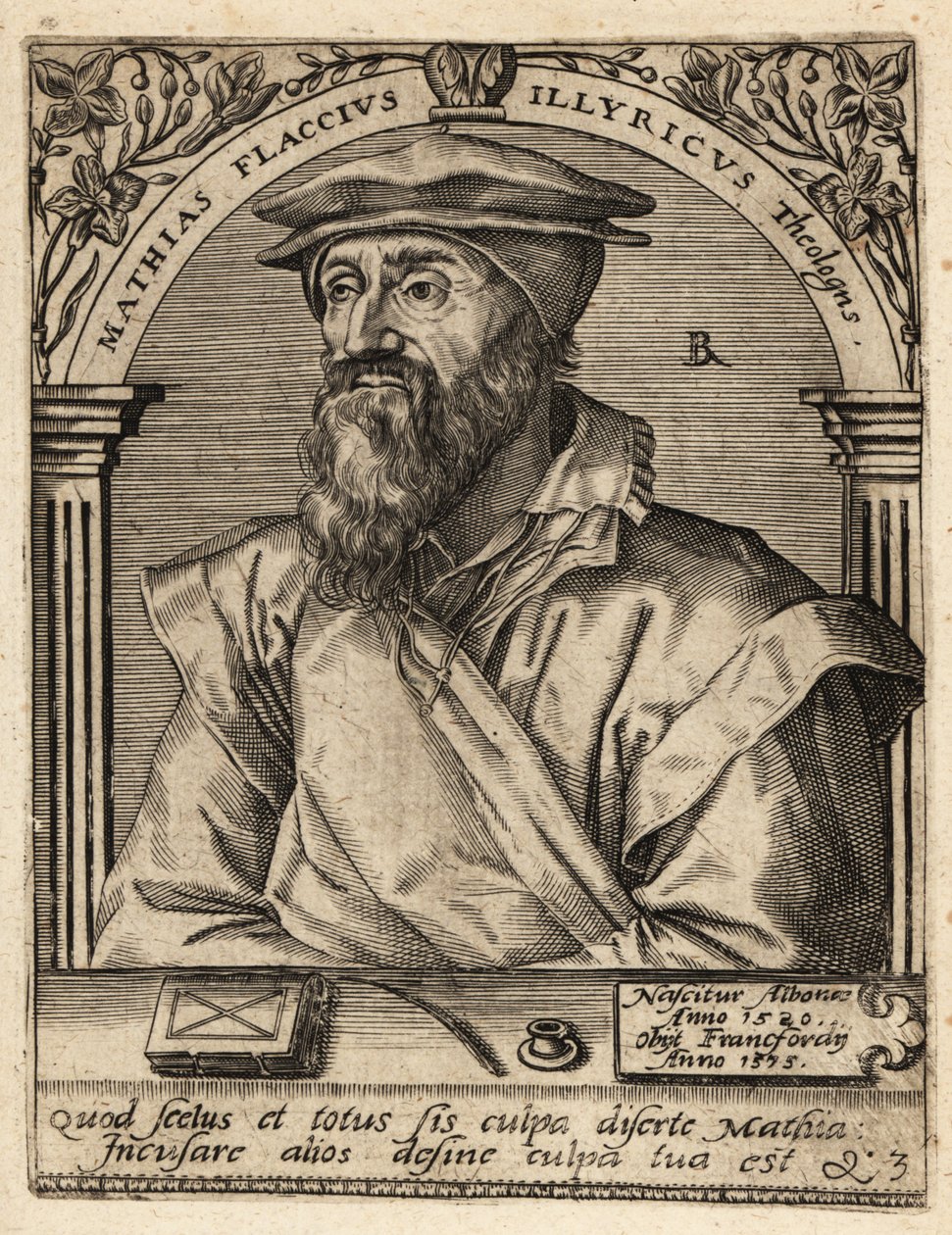 Matthias Flacius by Theodore de Bry