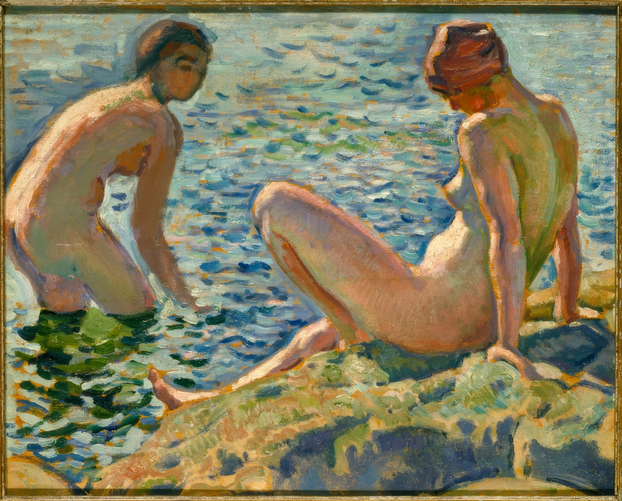 The Bathers by Théo van Rysselberghe