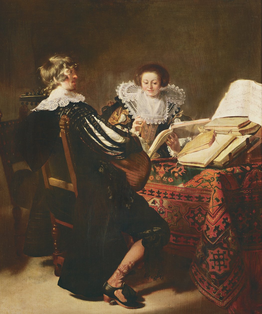 The Music Lesson by Thomas de Keyser