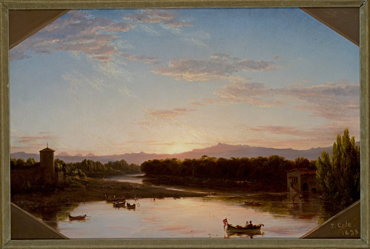 View on the Arno by Thomas Cole