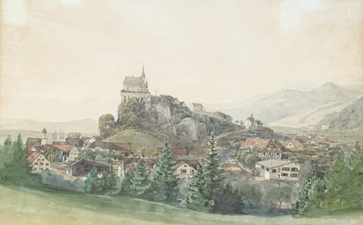 View of Rankweil by Thomas Ender