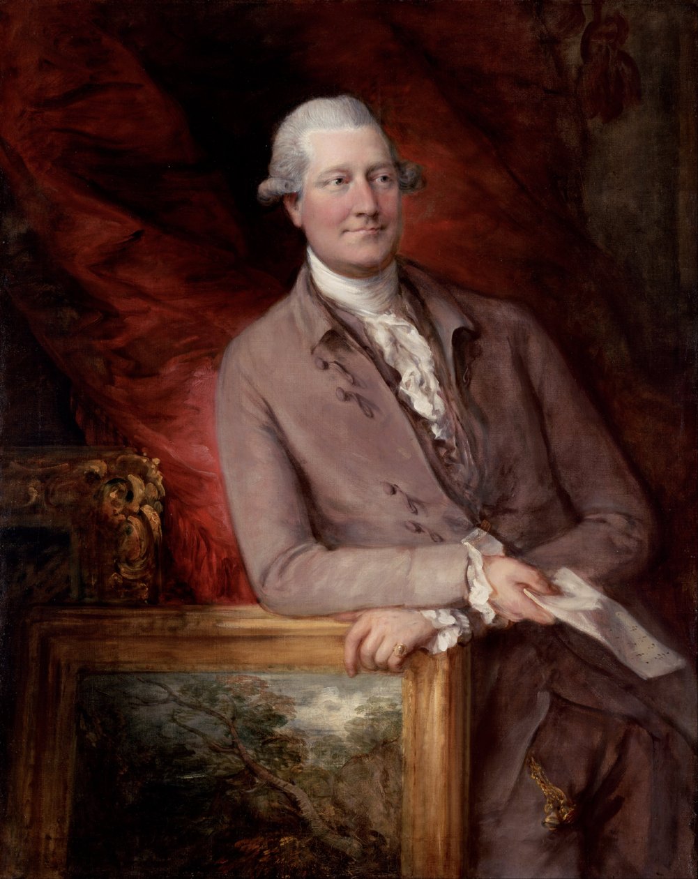 Portrait of James Christie by Thomas Gainsborough