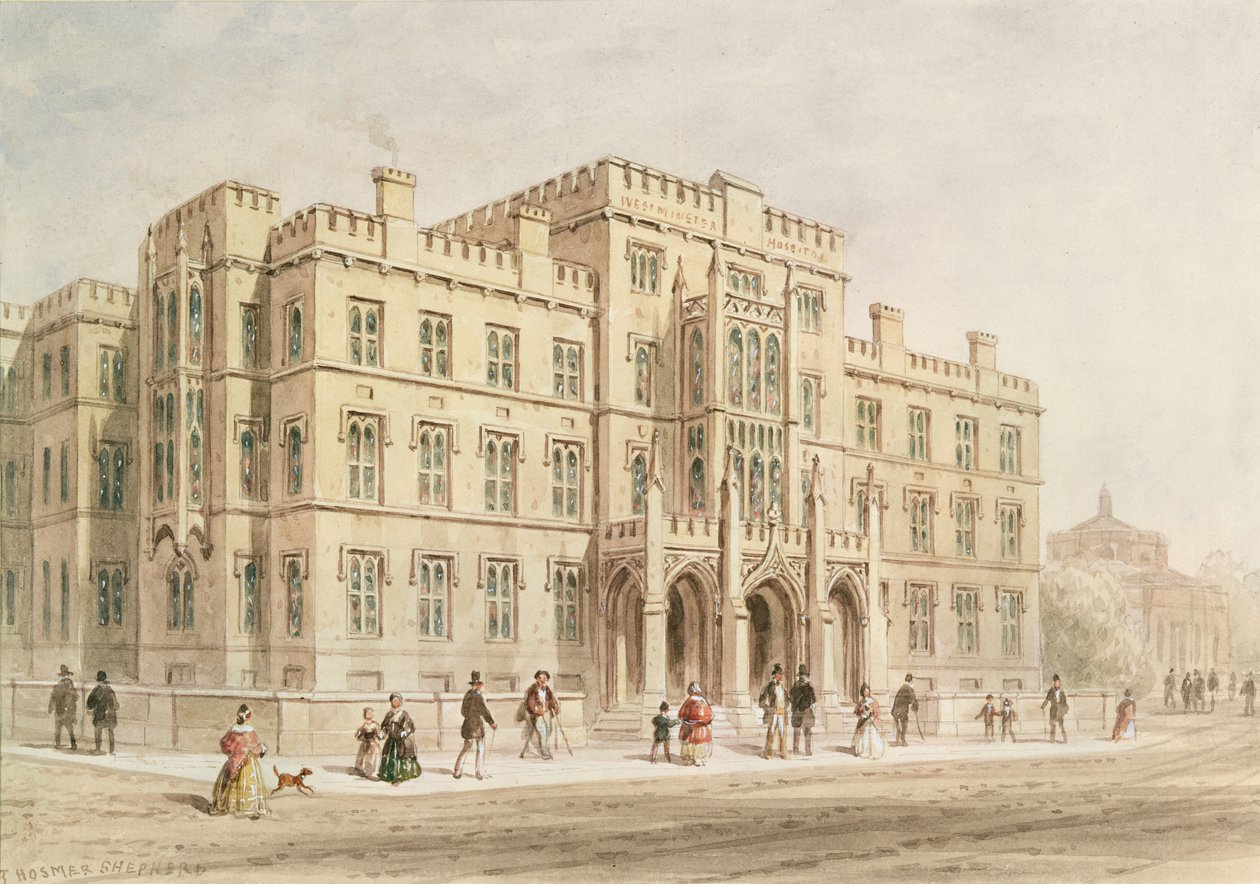 Westminster Hospital by Thomas Hosmer Shepherd