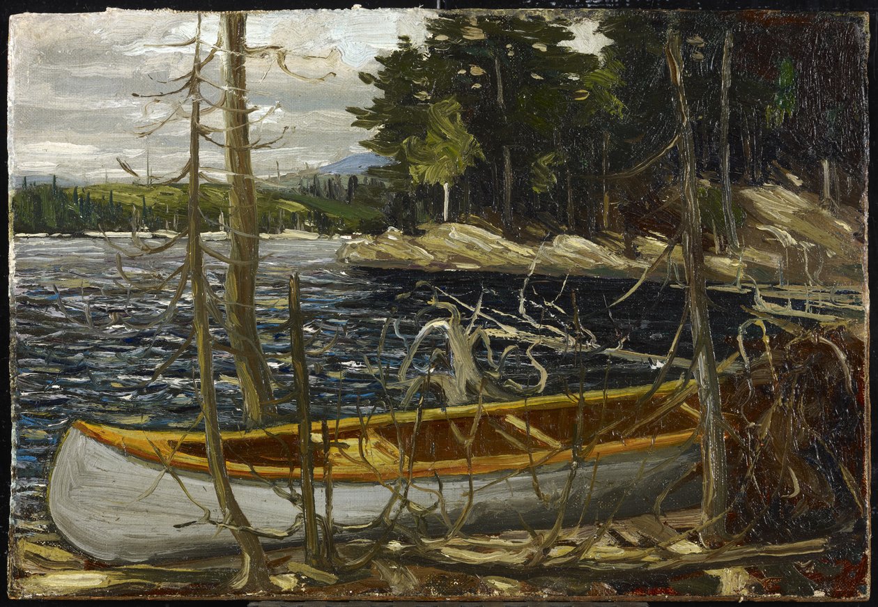 The Canoe, Spring or Fall by Tom Thomson