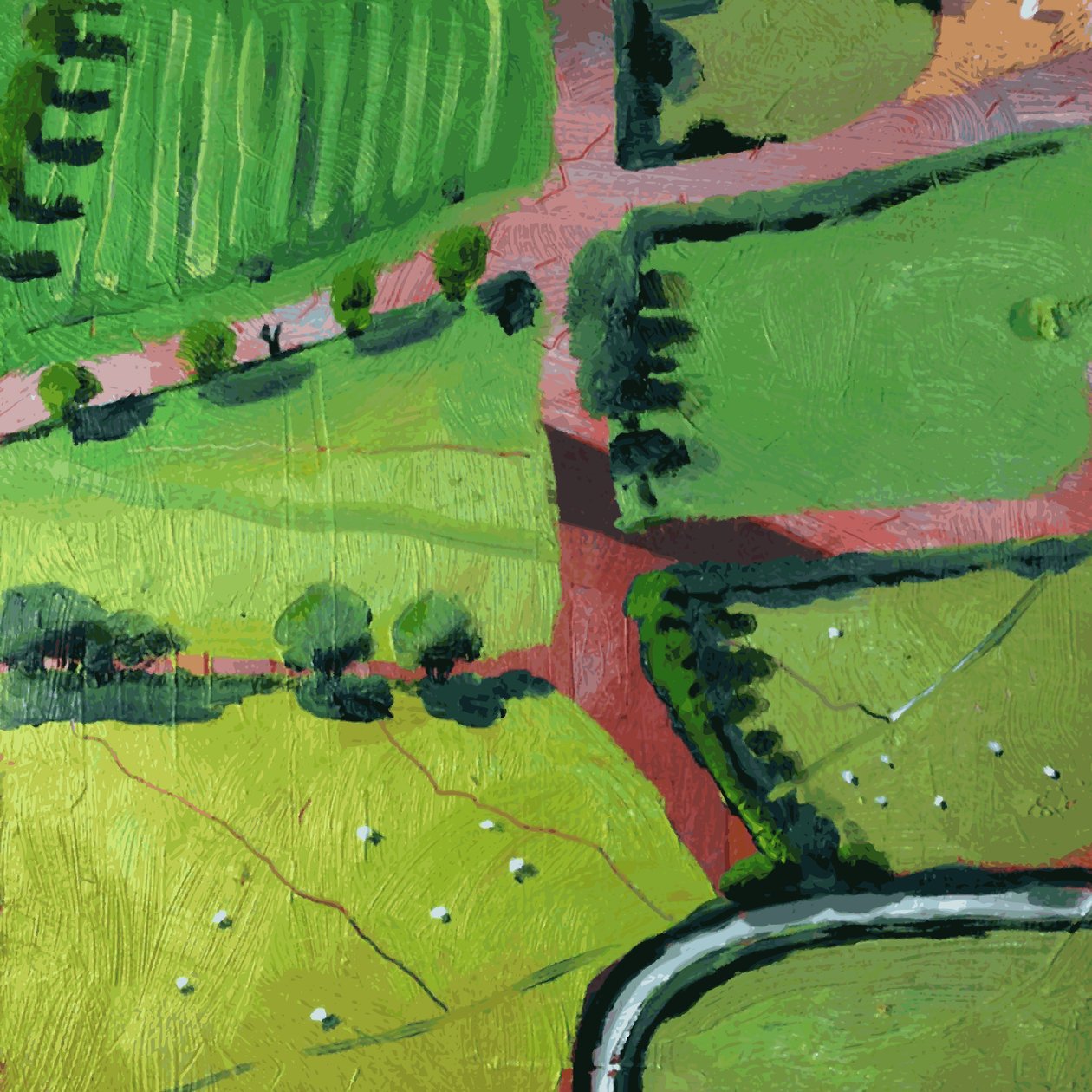 View over Saffron Walden or Thaxted by Thomas MacGregor